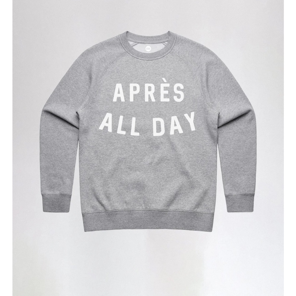 Gray Crewneck Sweatshirt with Long Sleeves and Relaxed Fit